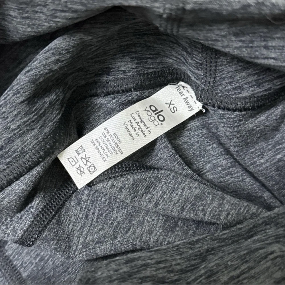 Alo Yoga Colorblock Leggings – Charcoal/Gray/Black – Size XS‎